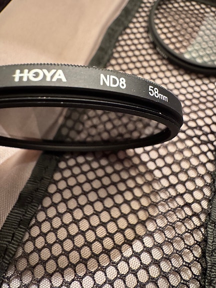 HOYA ND8  58mm, HOYA HMC UV(C) 58mm