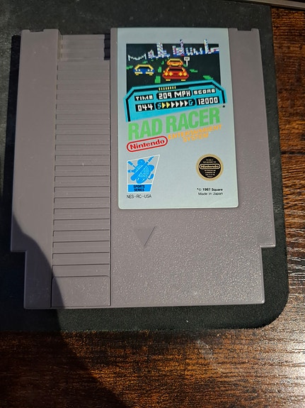 Rad Racer Nintendo NES peli