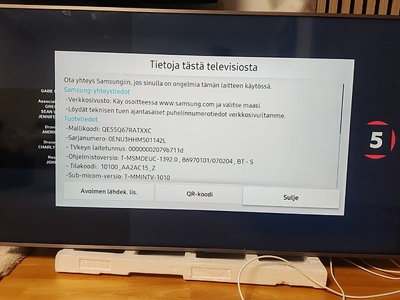 Samsung älytelevisio 40"