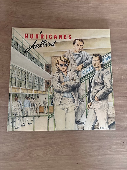 Hurriganes Jailbird vinyylilevy sininen