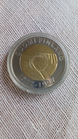 Suomi Finland 25 mk juhlaraha 1997