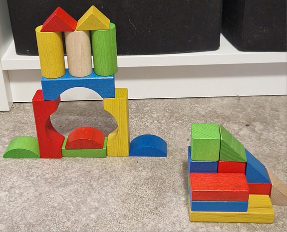 BRIO puiset rakennuspalikat