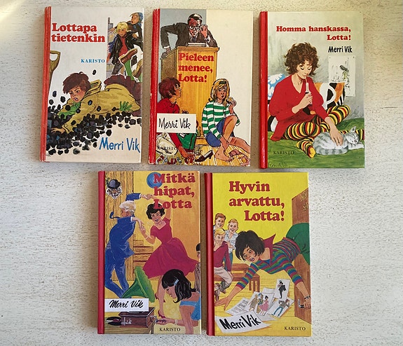 Merri Vik : Lotta - kirjoja 5 kpl