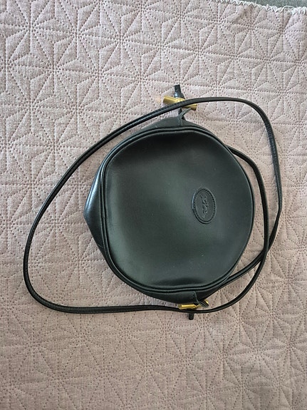 Longchamp nahkainen olkalaukku, vintage