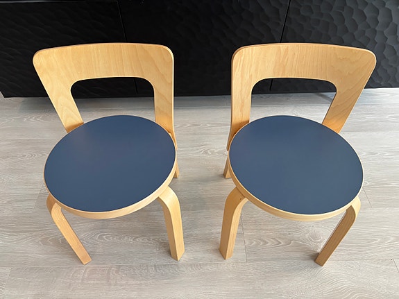 Artek N65 lastentuolit, sininen, 2 kpl