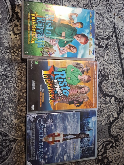 3 kpl lasten dvd