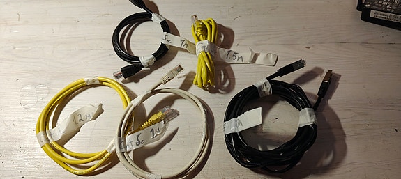 Verkkokaapelit eri pituuksia RJ45 Cat5e