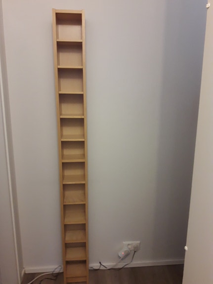 CD/DVD-hylly Ikea Gnedby/Benno