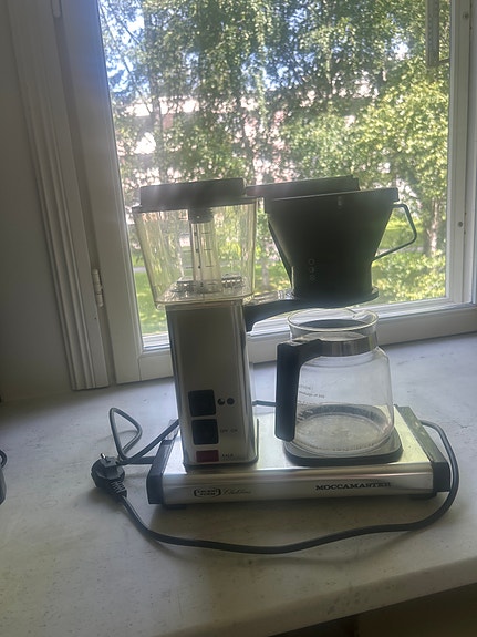 Moccamaster kahvinkeitin lasikannulla