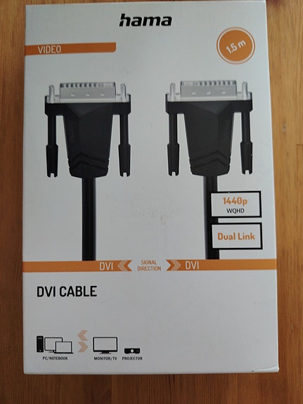 Hama DVI - DVI Dual link 1.5m Uusi