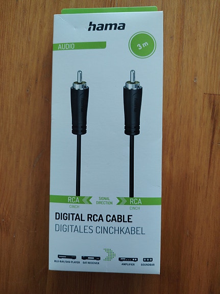 Hama Audio RCA - RCA 3m Digital RCA Cable