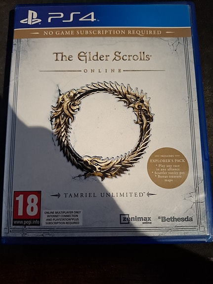 The Elder Scrolls Online Tamriel Unlimited PS4 peli