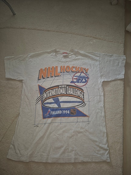 NHL Vintage t-paita L valkoinen Selänne 8