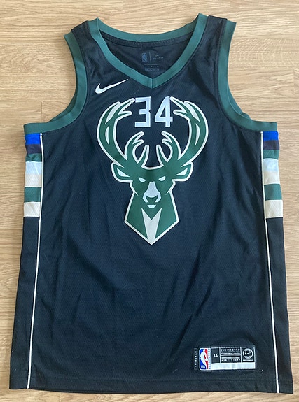 Nike Milwaukee Bucks #34 Antetokounmpo NBA-pelipaita M