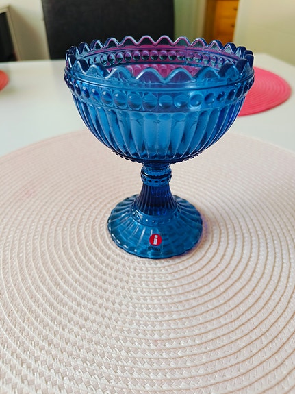 Iittala sininen mariskooli 120mm