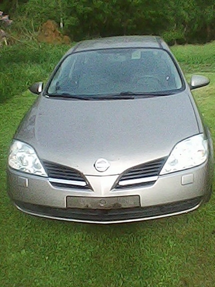 nissan primera p12 2005 1,6 purkuauto väri C30