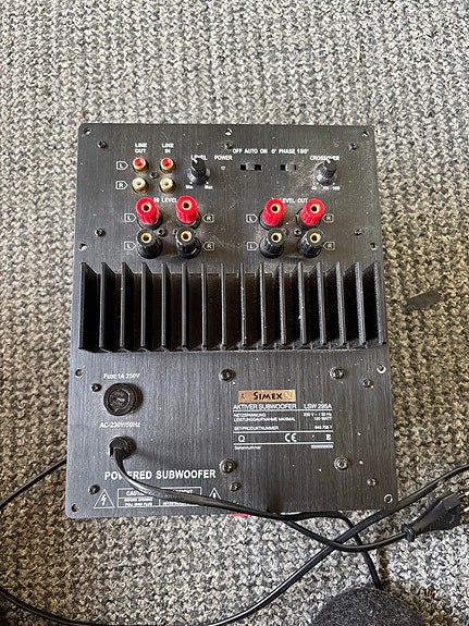Simex subwoofer vahvistin