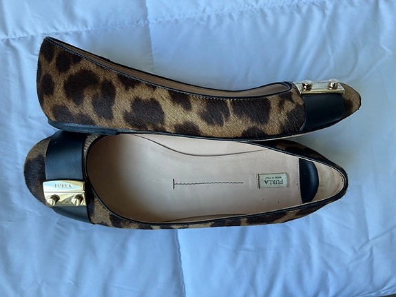 Furla kengät ballerinat 38 leopardi leo eläinkuvioinen