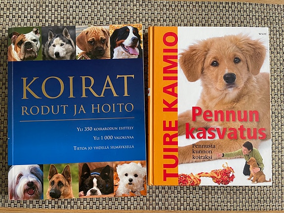 Koirat rodut ja hoito -kirja + Tuire Kaimio: Pennun kasvatus