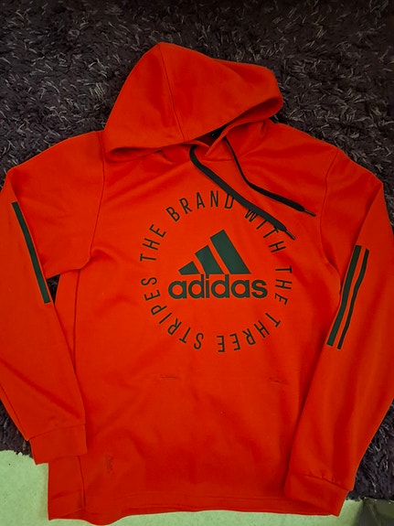 Adidas huppari S punainen miesten