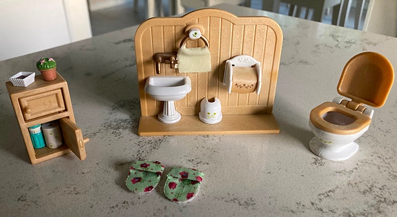 Sylvanian Families WC-setti ja tarvikkeet