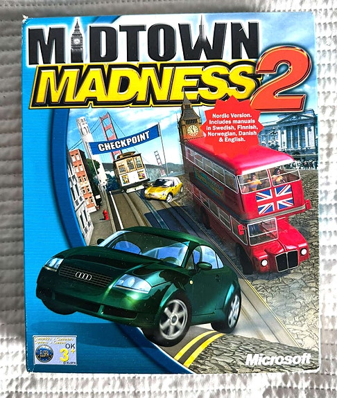 [PC] Microsoft, Midtown Madness-2 (toimii W10)