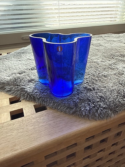 Iittala Aalto maljakko koboltinsininen