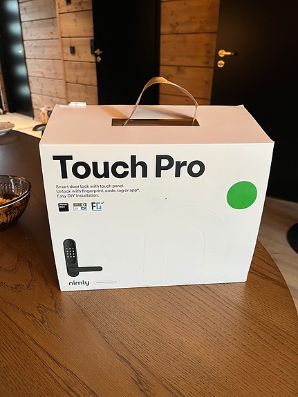 Nimly Touch Pro älylukko musta