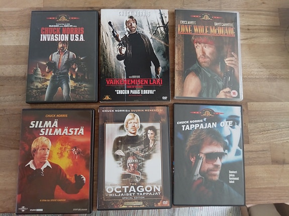 Chuck Norris/ Silmä silmästä/ tappajan ote /4 muuta