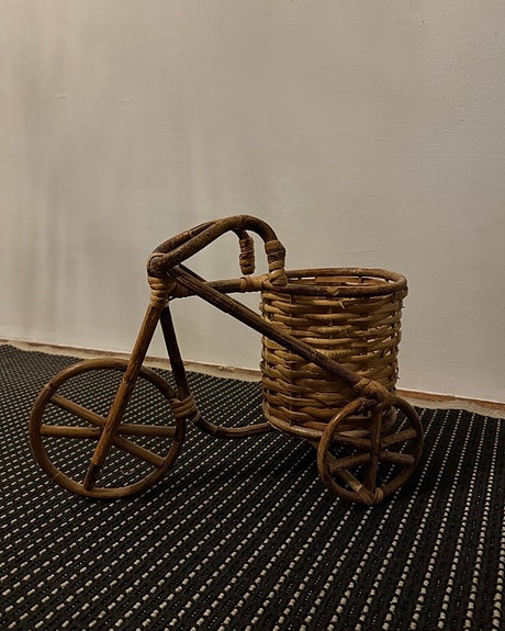 Vintage rottinki pyörä