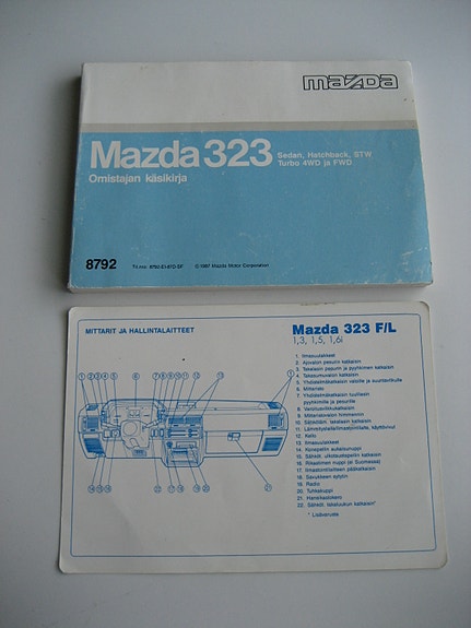 Mazda 323 omistajan käsikirja