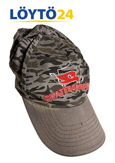 Vintage skateboarding lippis | Retro Skateboarding Camo lippalakki
