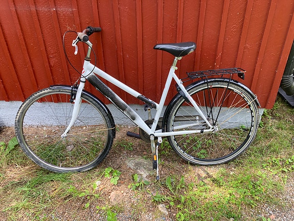 Naisten hybridipyörä 28" 53 cm runko