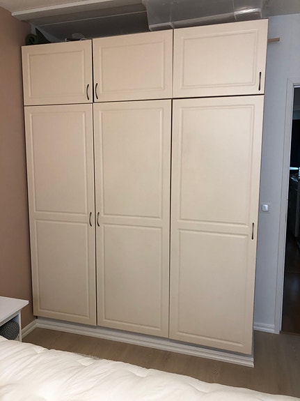Vaatekaapin ovet 6kpl - 175cm & 45cm x 59,5cm - Beige - Hyvinkää