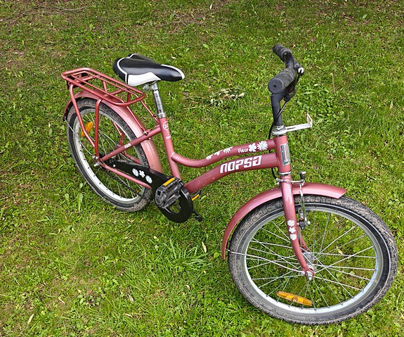 Helkama Nopsa Fleur lastenpyörä 20" punainen