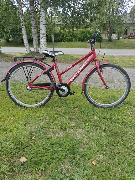 Helkama lastenpyörä 14" punainen
