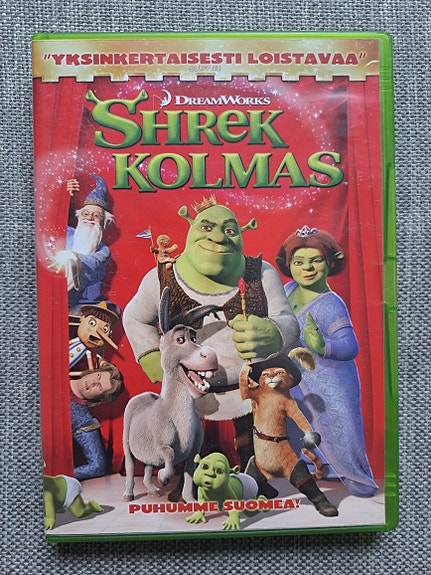 Shrek kolmas dvd