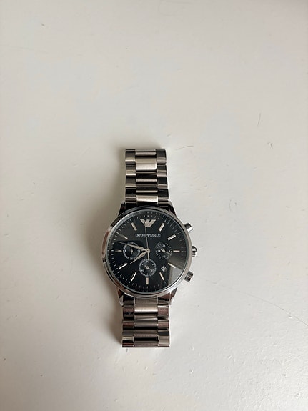 Armani miesten rannekello teräsrannekkeella
