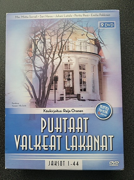 Puhtaat valkeat lakanat DVD- boxi
