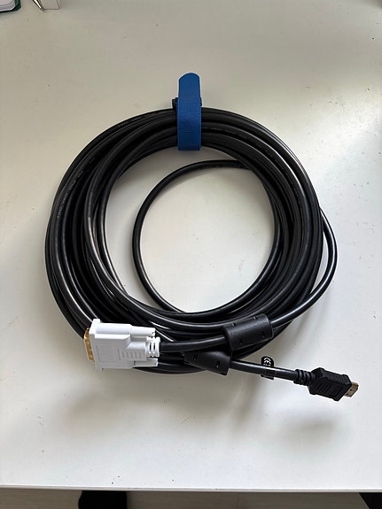 Deltaco DVI–HDMI 10m kaapeli musta