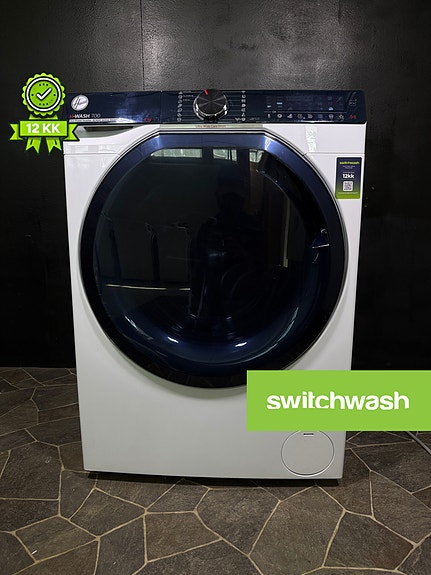 Kompakti Hoover H-WASH 700 8kg pesukone pieneen tilaan