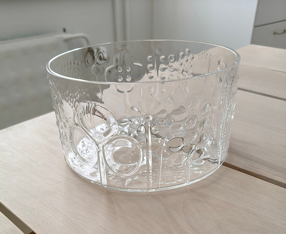 Iittala/Nuutajärven lasi Flora kulho