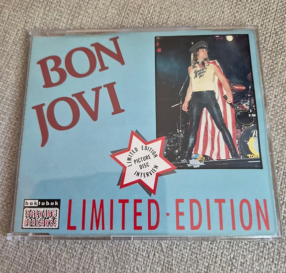 Bon Jovi 2 kpl Picture Disc Interview CD, Rare