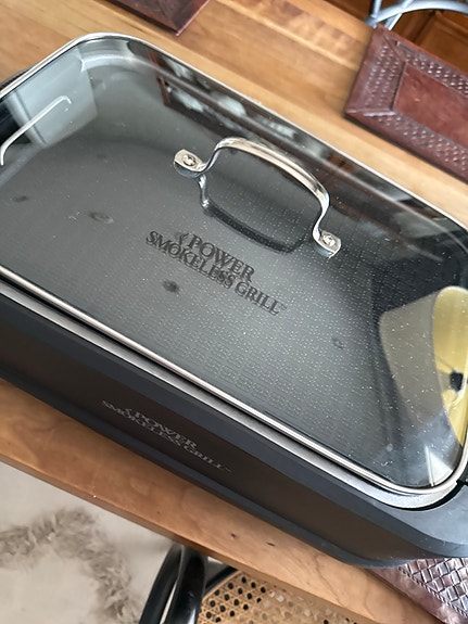 Uusi Power Smokeless Grill sähkögrilli kannella uusi