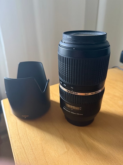 tamron 70-300mm sp f/ 4-5.6 di vc usd/ Sony A-Bajonetti kiinnitys