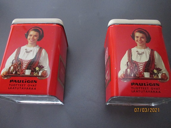 Paulig kahvipurkit