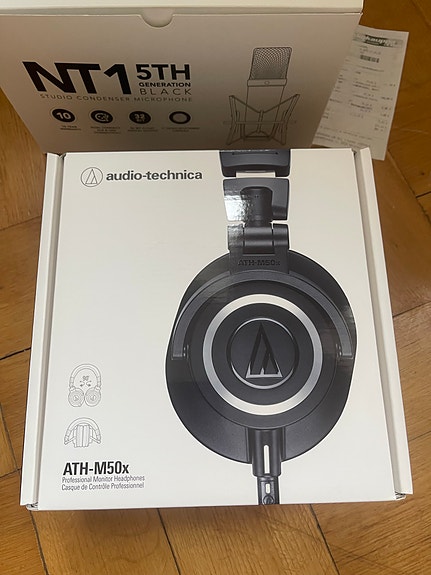 Audio Technica ATH-M50x over-ear kuulokkeet musta