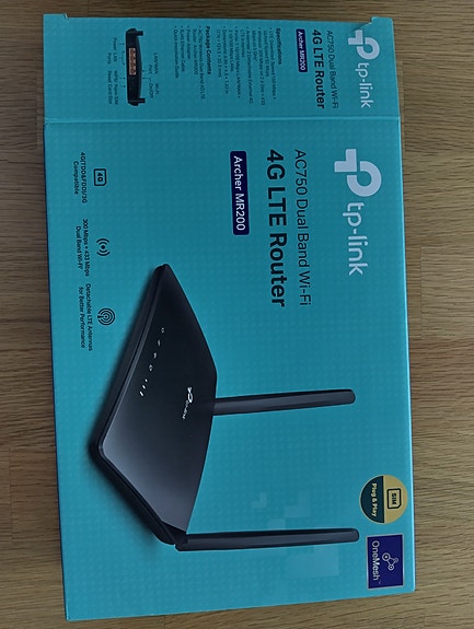 Reititin TP-Link Archer MR200 AC750 4G LTE WiFi