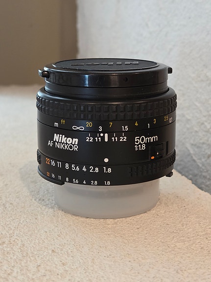 Nikon AF Nikkor 50mm f/1.8D objektiivi