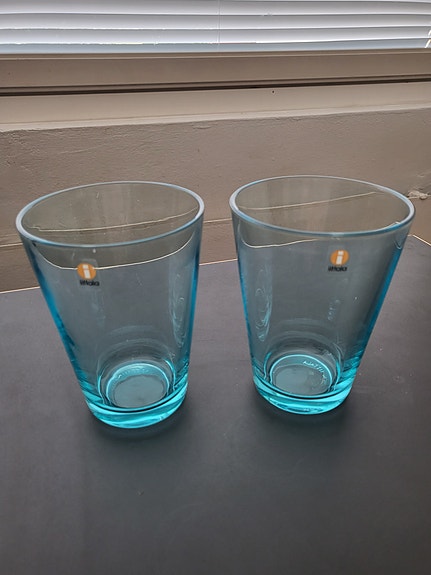 Iittala juomalasit turkoosi 2 kpl
